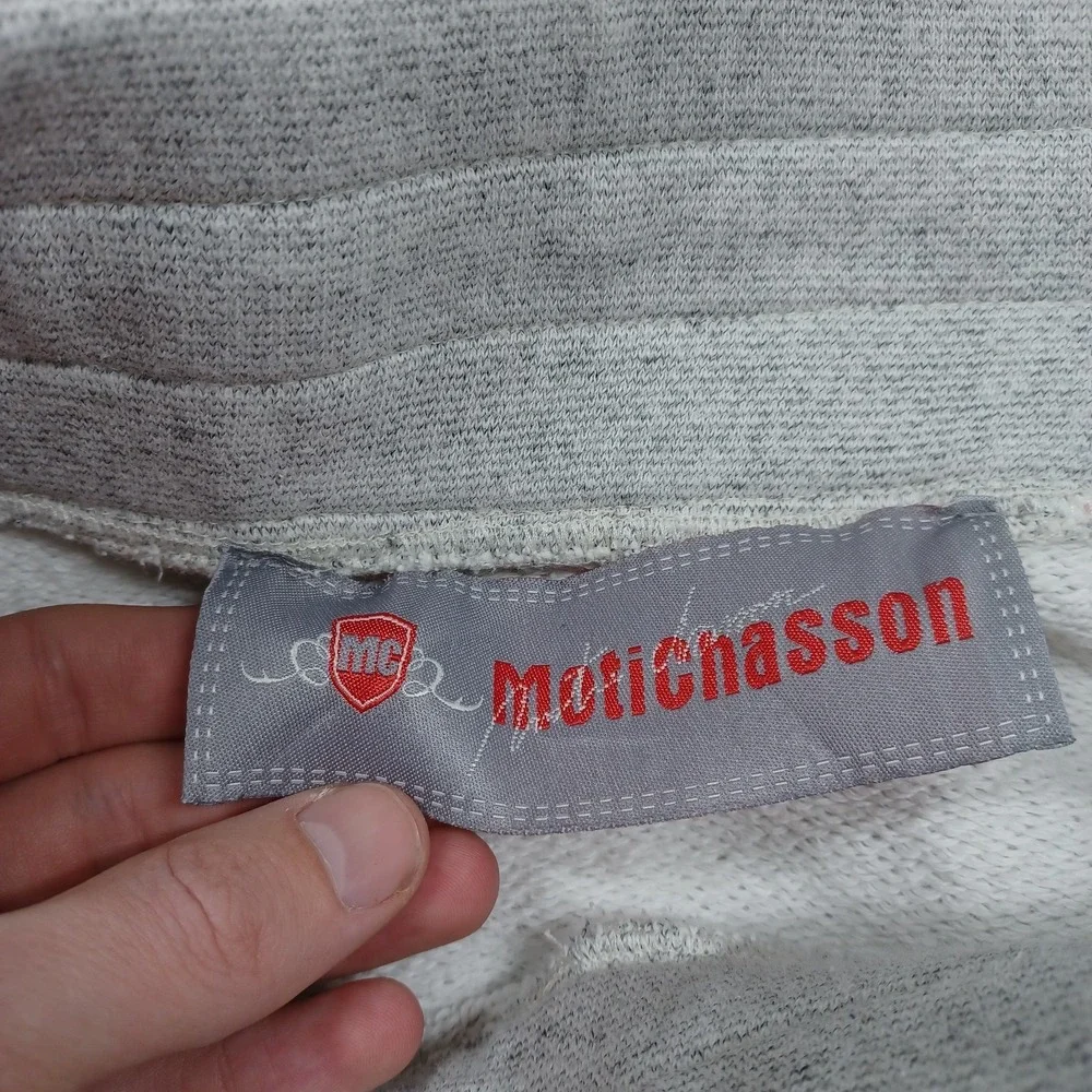 Moti Chasson Joggers Mens Small Gray‎ Drop Crotch Cargo Hip Hop Streetwear USA
